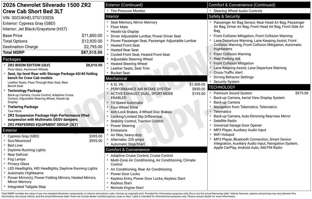 chevrolet silverado 1500 2026 3GCUKHEL5TG133026 image chevrolet silverado 1500 2026 3GCUKHEL5TG133026 image